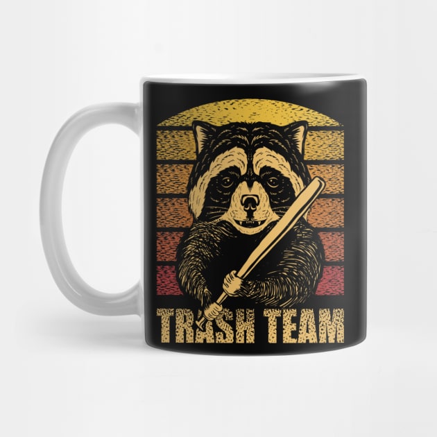 Racoon Trash Team by Mako Design 